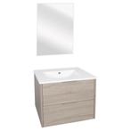 Badmeubelset Differnz Bolo 50x60x46cm FSC Licht Eiken, Ophalen of Verzenden, Nieuw, Bad