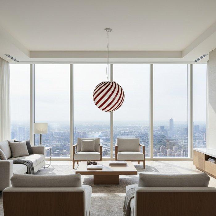 Murano - Plafondlamp - Glas - Hanglamp 30 cm, Antiek en Kunst, Antiek | Lampen