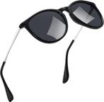 Retro Zonnebril Groot Frame | Tweedekansje | OP=OP, Blauw, Nieuw, Ophalen of Verzenden, Elastiek