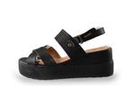 Mustang Sandalen in maat 37 Zwart | 10% extra korting, Verzenden, Zwart, Sandalen of Muiltjes, Zo goed als nieuw