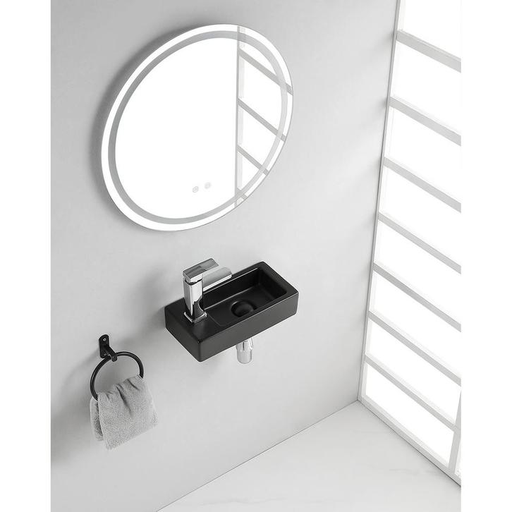 Wiesbaden Rhea S - Mini Fontein - Links - 36.5x18x9cm-, Doe-het-zelf en Verbouw, Sanitair, Nieuw, Ophalen of Verzenden