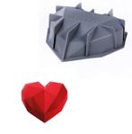 Siliconen Vorm Heart 22,5x23x6,5cm (Dinara Kasko), Nieuw, Verzenden
