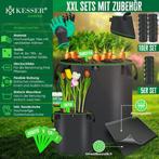KESSER® 5x Plantenzak - 60L - Plantenzakken - Zwart •, Verzenden, Nieuw