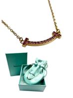Tiffany & Co. - Ketting met hanger - Smile Pink Sapphire -