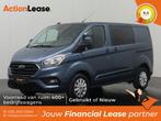 Ford Transit Custom Dubbel cabine L1 H1 2021 Diesel, Auto's, Ford, Zwart, Blauw, Nieuw, Dealer onderhouden