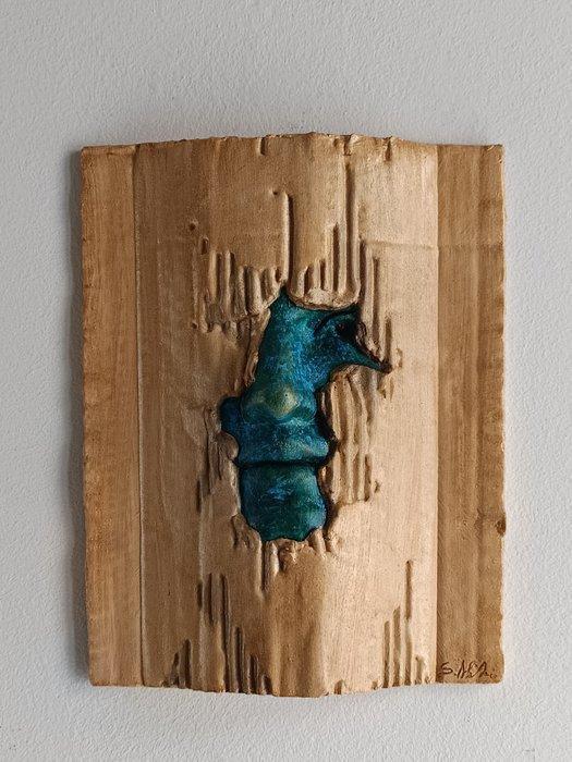 Salvatore Alibrio - Wrapping - bronze effect PEZZO UNICO, Antiek en Kunst, Kunst | Designobjecten