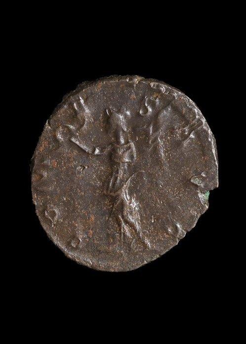 Oud-Romeins Brons Antoninianus van Tetricus I (Zonder, Antiek en Kunst, Antiek | Overige Antiek