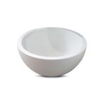 Fontein Luca Sanitair Rond 24x24x12cm Solid Surface Mat Wit, Ophalen of Verzenden, Nieuw, Overige typen