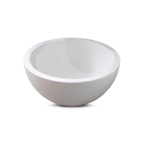 Fontein Luca Sanitair Rond 24x24x12cm Solid Surface Mat Wit, Doe-het-zelf en Verbouw, Sanitair, Overige typen, Nieuw, Ophalen of Verzenden