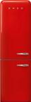 Smeg FAB32LRD5 retro jaren 50 koelkast - rood - linksdraaien