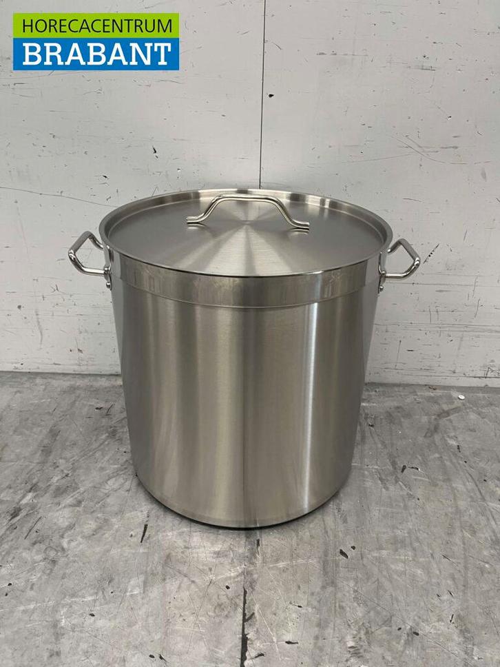 HCB RVS Soeppan Kookpan Pan Inductie 41 x 42 cm 50 liter, Zakelijke goederen, Horeca | Keukenapparatuur, Nieuw in verpakking, Ophalen of Verzenden