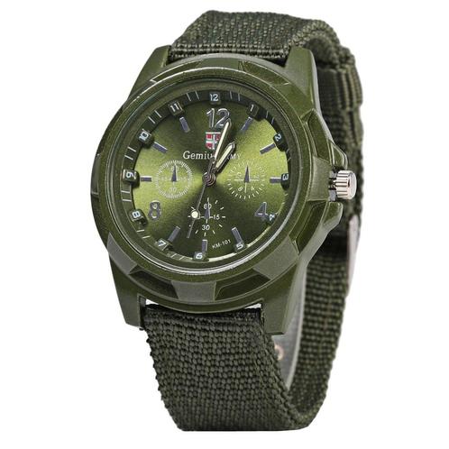 Fako® - Horloge - Army - Groen, Sieraden, Tassen en Uiterlijk, Horloges | Dames, Verzenden
