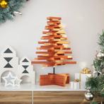 vidaXL Kerstdecoratie kerstboom 60 cm massief grenenhout, Diversen, Kerst, Verzenden, Nieuw