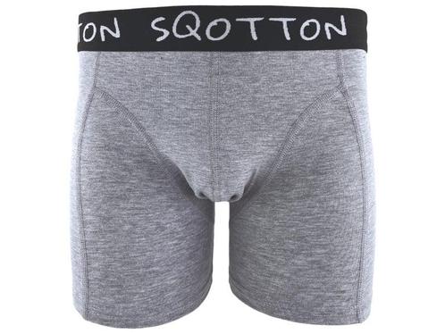 Boxershort - SQOTTON® - Basic - Grijs, Kleding | Heren, Ondergoed, Verzenden