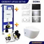 UP320 Toiletset 46 Creavit Free Rimfree Bidet Met Bril En, Nieuw, Ophalen of Verzenden