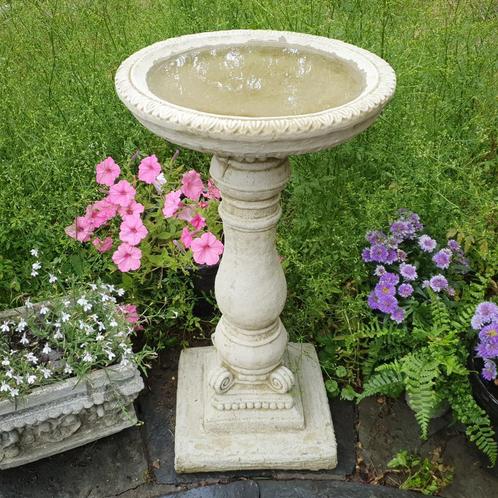 Echte stenen Vogelbad - vogeldrinkschaal - vogelrinkschalen, Tuin en Terras, Vogelhuisjes en Vogelbaden, Nieuw, Ophalen of Verzenden