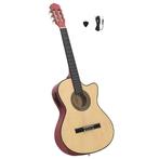 vidaXL Gitaar cutaway met equalizer 6 snaren western, Muziek en Instrumenten, Verzenden, Nieuw