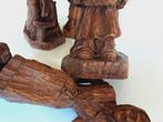 Alan Mariol - Beeldje - 5x houten figuren (5) - Hout, Antiek en Kunst