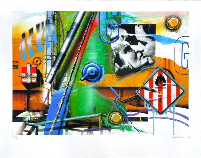 Peter Klasen (1935) - Lost Landscape 4, Antiek en Kunst, Antiek | Overige Antiek