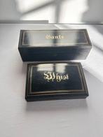 Kist (2) - Hout - Handschoenen- en spelletjesdoos, Antiek en Kunst