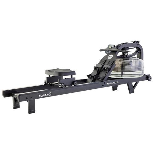 Fluid Rower Neon Pro XL Roeitrainer - Mat Zwart - Gratis, Sport en Fitness, Fitnessapparatuur, Roeitrainer, Verzenden