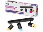 WiZ Plafondlamp Imageo - Opbouwspot - 3 spots - Warm- tot, Verzenden, Nieuw