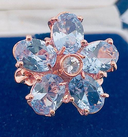 Zonder Minimumprijs - Ring - 9 kt. Roségoud, Zilver, Sieraden, Tassen en Uiterlijk, Ringen