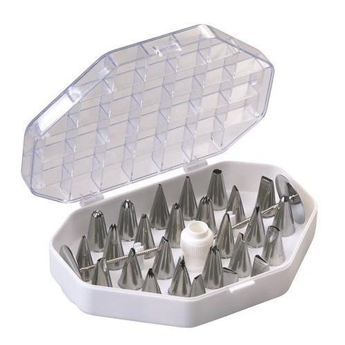 Martellato Spuitjesset Sier 26 delig RVS, Hobby en Vrije tijd, Taarten en Cupcakes maken, Nieuw, Verzenden