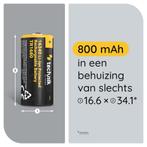 Technik Oplaadbare Lithium Batterij - Li-ion - 16340 /, Audio, Tv en Foto, Accu's en Batterijen, Verzenden, Nieuw