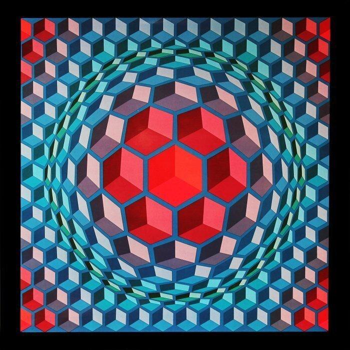 Victor Vasarely (1906-1997) - CHEYT-MC-4, Antiek en Kunst, Antiek | Overige Antiek