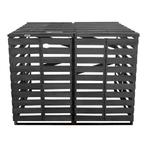 2x Containerombouw | Kliko ombouw | Containerberging | Grijs, Verzenden