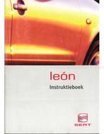 2000 SEAT LEÓN INSTRUCTIEBOEKJE NEDERLANDS