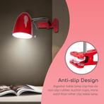 Tafellamp - Bureaulamp - Leeslamp - Rood - Aigostar, Verzenden, Nieuw