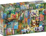 Woodland Collage Puzzel (1000 stukjes) | Enjoy Puzzle -, Hobby en Vrije tijd, Denksport en Puzzels, Nieuw, Verzenden