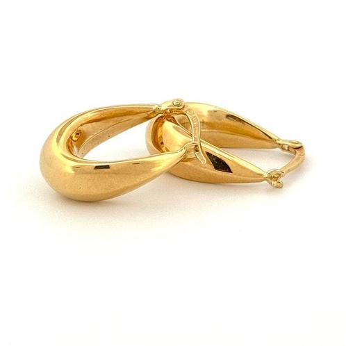 Handmade - Oorbellen - 2.5 g - 18 karaat Geel goud, Sieraden, Tassen en Uiterlijk, Oorbellen