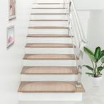 Trapmat set afgerond zelfklevend 15 stuks beige, Verzenden, Nieuw