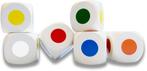 Houten Kleurendobbelstenen Stip - 30mm (6 Stuks) | HOT Games, Verzenden, Nieuw