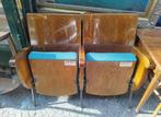 Klapstoel (2) - Hout - Vintage bioscoopstoelen, Antiek en Kunst