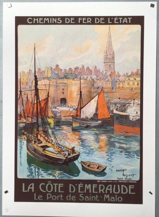 Maurice Toussaint - Maurice Toussaint - La Côte dÉmeraude,, Antiek en Kunst, Kunst | Tekeningen en Foto's
