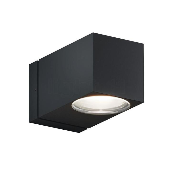 IP44.DE Como Down Wandlamp LED, zwart (Wandlampen), Huis en Inrichting, Lampen | Wandlampen, Nieuw, Verzenden