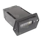 Urenteller 12 -24 V inbouwmeter vierkant, Watersport en Boten, Bootonderdelen, Ophalen of Verzenden, Nieuw, Motor en Techniek