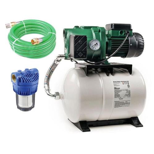 DAB Aquajet 82/20 M met aanzuigslang 7 meter en voorfilter, Tuin en Terras, Waterpompen, Hydrofoorpomp, Nieuw, Elektrisch, Verzenden