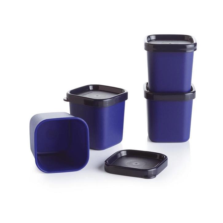Tupperware Stoompotjes (4), Huis en Inrichting, Keuken | Tupperware, Blauw, Nieuw, Ophalen of Verzenden