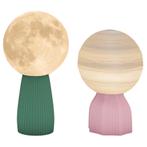 TRUUSK Tafellampenset Planeten-Design - 3-kleurig - USB - Ku, Verzenden, Nieuw