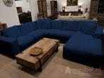 U-Bank Berlicum - u-banken - Blauw, Huis en Inrichting, Banken | Sofa's en Chaises Longues, Nieuw, Stof