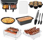 Air Fryer - Accessoirepakket Compleet - 9-delige Set -, Witgoed en Apparatuur, Airfryers, Verzenden, Nieuw