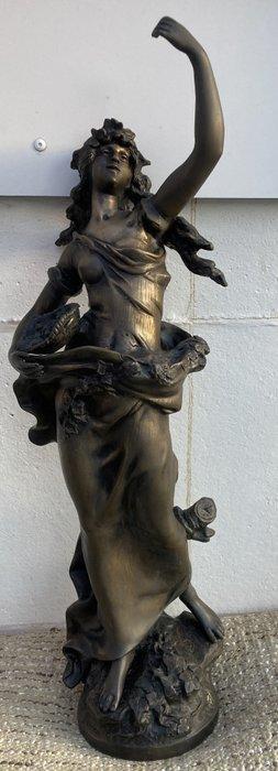 Naar Auguste Moreau (1834-1917) - sculptuur, “Brise d’, Antiek en Kunst, Antiek | Keramiek en Aardewerk