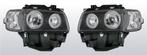 Koplampen Angel Eyes | Volkswagen T4 1996-2003 | zwart, Verzenden, Nieuw