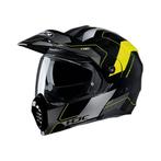 HJC C80 Rox Zwart Geel Adventure Helm, Motoren, Nieuw met kaartje, XS, Systeemhelm, HJC