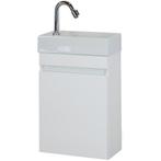 Bonsai Badmeubelset - Wit Hoogglans - Keramische Wastafel, Ophalen of Verzenden, Nieuw